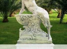 Garten-Statuen in Weißzement TS01