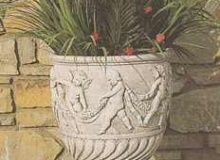 Garden white cement Pot, Vs43