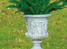 Garden white cement Pot, Vs35