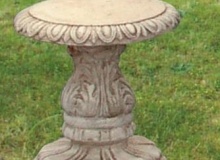 garden stool white concrete, Pn20A