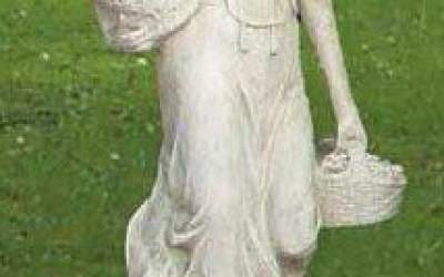 Statua in cemento bianco da giardino, St61